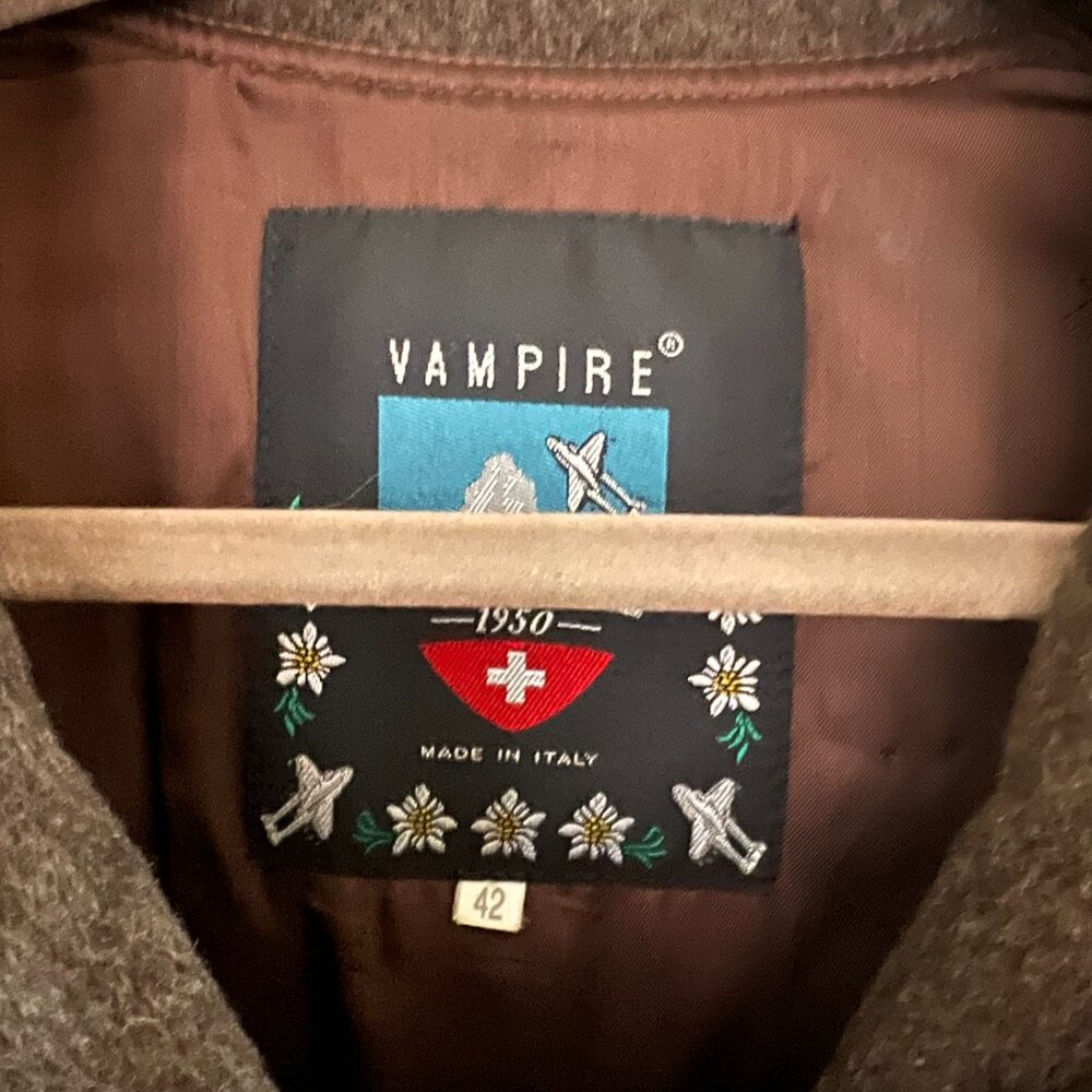 Vampire Swiss Jacket Made in Italy - Mens Size 42 - Picture 2 of 8